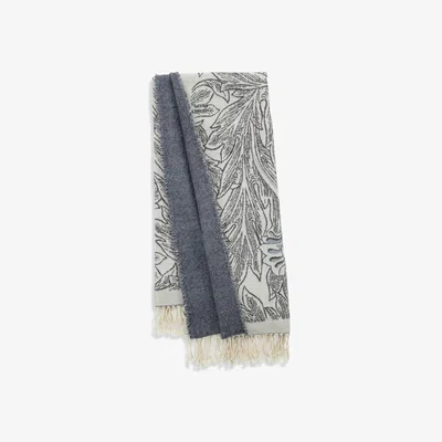Habitat Habitat x Morris & Co. Tulip Toile Woven Throw - Navy