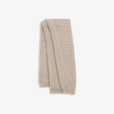 Habitat Habitat Plain Knitted Throw - Natural - 125x150cm
