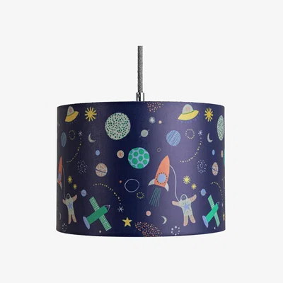 Habitat Habitat Kids Space Glow In The Dark 25cm Drum Shade