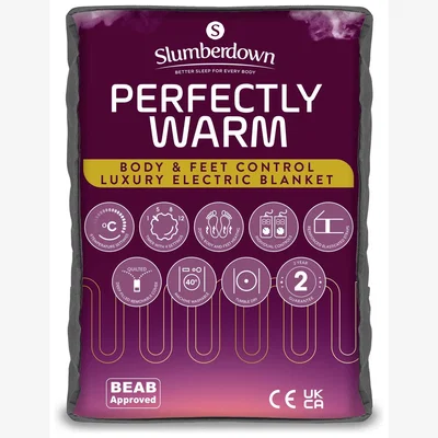 Habitat Slumberdown Perfeclty Warm Luxury Electric Blanket-Superking
