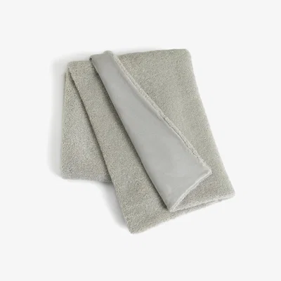 Habitat Habitat Faux Fur Sheepskin Throw - Light Grey