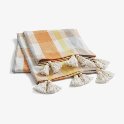 Habitat Habitat Woven Check Throw - 125x150cm