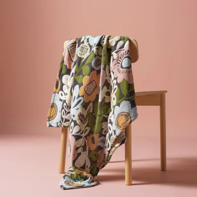 Habitat Habitat x Scion Kukkia Floral Throw - 125x150cm