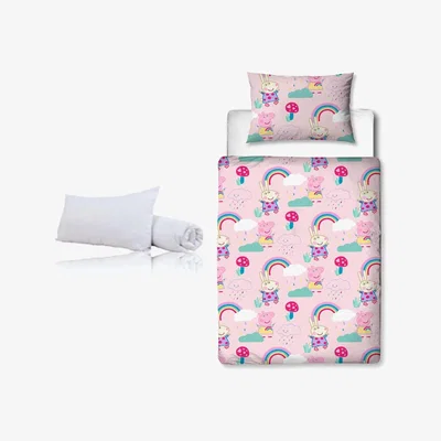 Habitat Peppa Pig Kids Storm Bedding Bundle - Toddler
