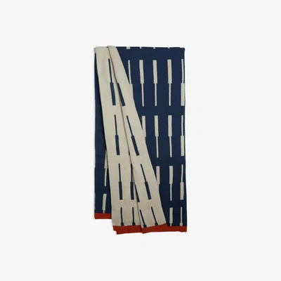 Habitat Habitat Knitted Throw - Blue - 125x150cm