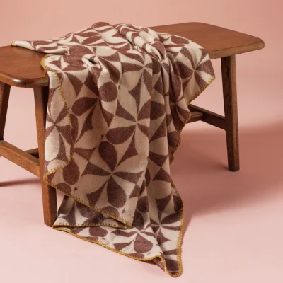 Habitat Habitat x Scion Attolo Throw - Brown - 150x125cm