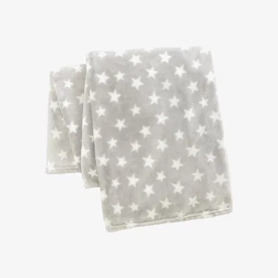Habitat Habitat Kids Star Fleece Throw - Grey - 100x150cm