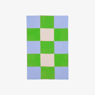 Heal's Brita Sweden Pop Wool Throw Green 130 x 200cm