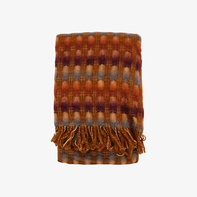 Heal's Mantas Ezcaray Mia Mohair Throw Cinnamon