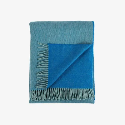 Heal's Heal's Two Tone Throw Cobalt 150 x 180cm