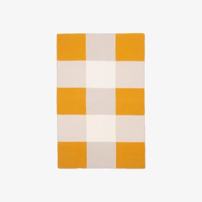 Heal's Brita Sweden Pop Wool Throw Mustard 130 x 200