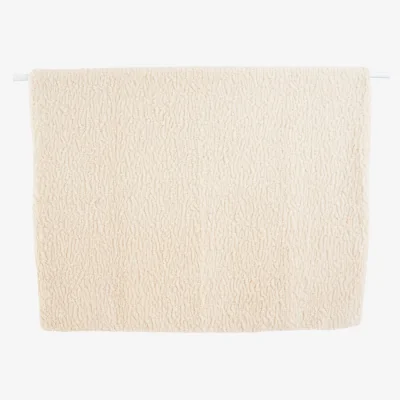 Homebase Faux Shearling Throw - Oatmeal - 125x150cm