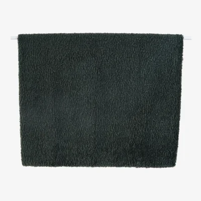 Homebase Faux Shearling Throw - Emerald - 125x150cm