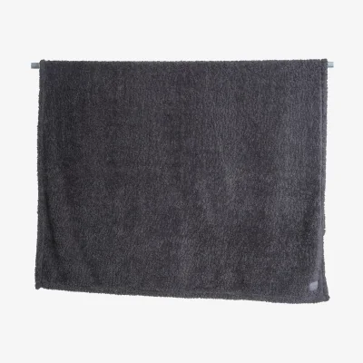 Homebase Snuggle Fleece Throw - 130x180cm Charcoal