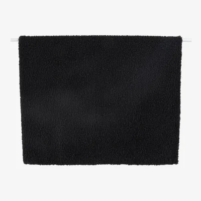 Homebase Faux Shearling Throw - Black - 125x150cm