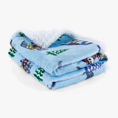 John Lewis Disney Mickey Mouse & Friends Christmas Sherpa Fleece Throw