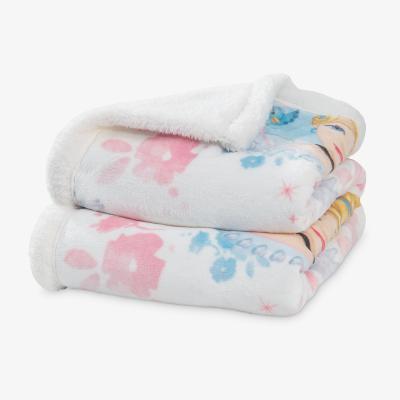 John Lewis Disney Cinderella Fleece Throw, Multi