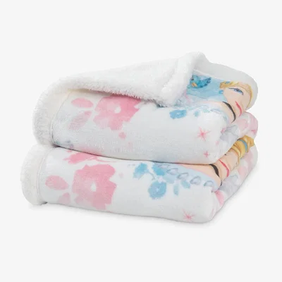 John Lewis Disney Cinderella Fleece Throw, Multi