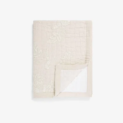 John Lewis John Lewis & Partners Marion Quilted Bedspread, Natural