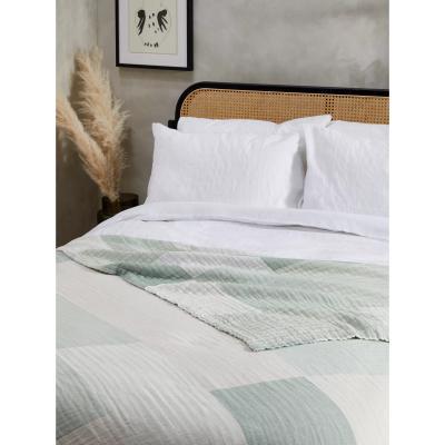 John Lewis John Lewis & Partners Line Up Cotton Bedspread, Multi