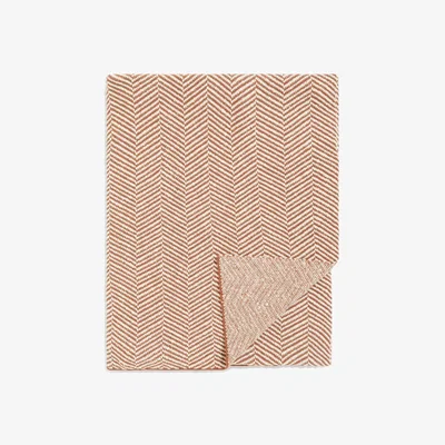 John Lewis John Lewis Herringbone Knit Throw
