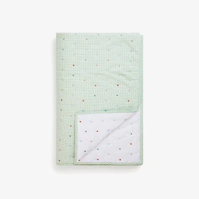 John Lewis Little home at John Lewis Gingham Stitch Quilted Bedspread