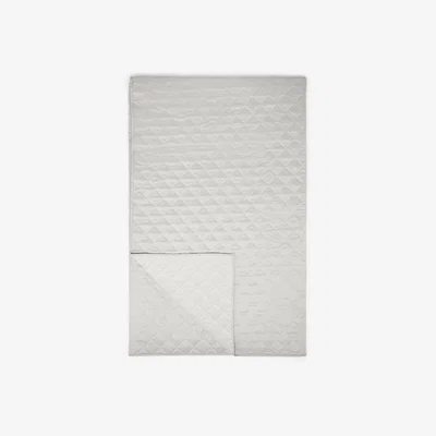 John Lewis John Lewis & Partners Lightweight Polyester Velvet Bedspread, Cool Grey