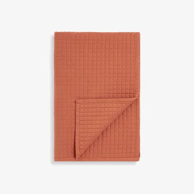 John Lewis John Lewis ANYDAY Jersey Throw, Burnt Orange