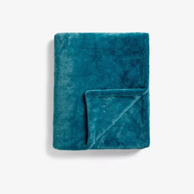 John Lewis ANYDAY John Lewis & Partners Super Soft Faux Fur Throw