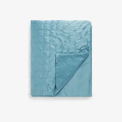 John Lewis John Lewis & Partners Ella Bedspread, Teal