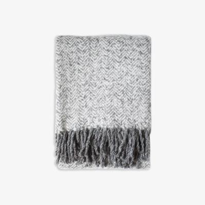 John Lewis Gallery Direct Herringbone Faux Mohair Throw