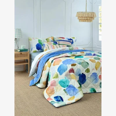 John Lewis bluebellgray Eriskay Quilted Bedspread, Multi