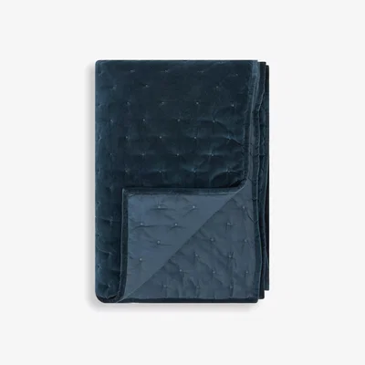 John Lewis John Lewis Cotton Velvet Quilted Bedspread