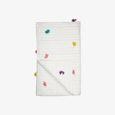 John Lewis little home at John Lewis Pom Pom Quilt, Multi