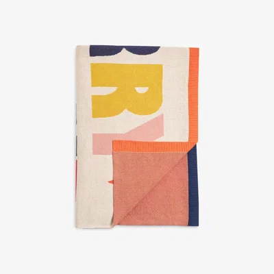 John Lewis John Lewis Christmas Slogan Knit Throw