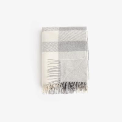 John Lewis John Lewis & Partners Cashmere Blend Throw, Grey