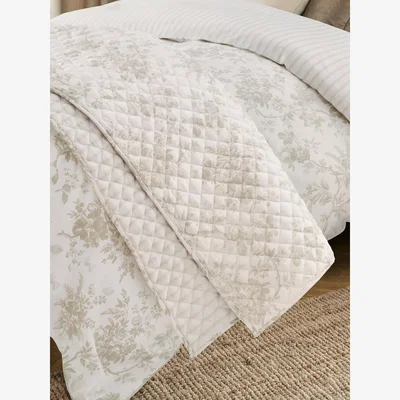John Lewis Laura Ashley Walled Garden Quilted Bedspread