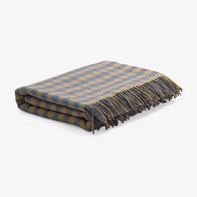 John Lewis Piglet in Bed Gingham Wool Blanket