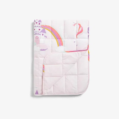 John Lewis little home at John Lewis Magical Unicorn Weighted Blanket, 2kg, Multi