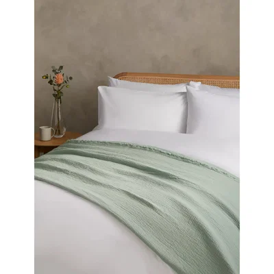 John Lewis John Lewis & Partners Washed Cotton Bedspread
