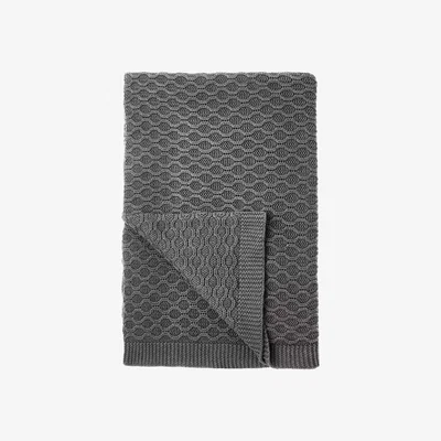 John Lewis Croft Collection Cotton Chain Knit Throw