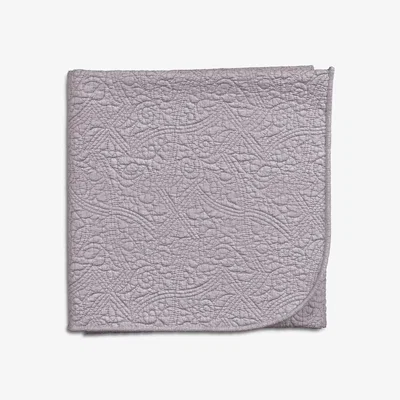 John Lewis V&A Renaissance Cotton Gard Throw, Purple Mid