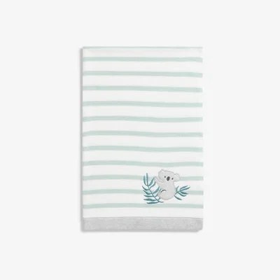 John Lewis John Lewis & Partners Koala Applique Cotton Blanket, 100 x 75cm