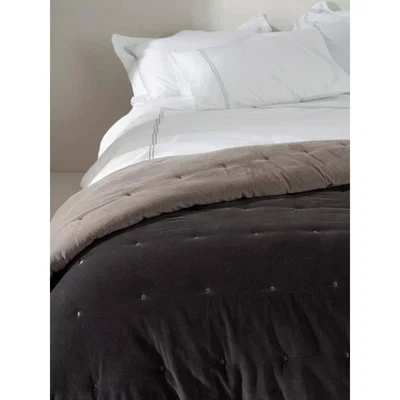 John Lewis Truly Reversible Velvet Quilted Bedspread