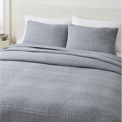 John Lewis west elm Reflections Cotton Matelasse Bedspread