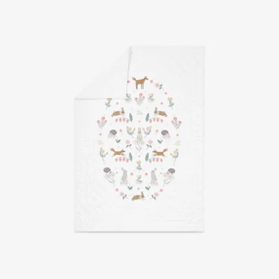 John Lewis Pottery Barn Kids Romona Cotton Quilt, White