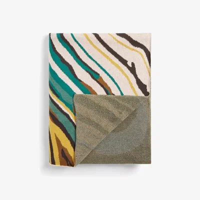 John Lewis John Lewis + Matthew Williamson Swirl Knitted Throw, Multi