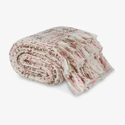 John Lewis Laura Ashley Otis Throw, Blush