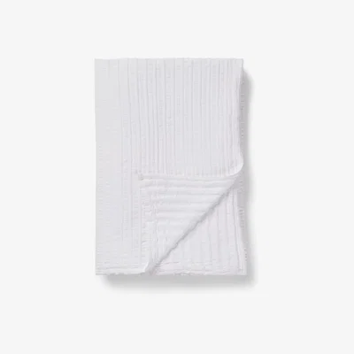 John Lewis John Lewis & Partners Amity Bedspread, White