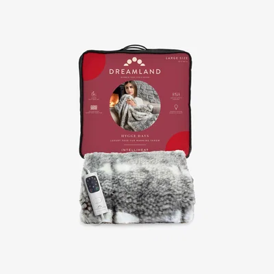 John Lewis Dreamland Fallow Deer Faux Fur Electric Throw, Multi